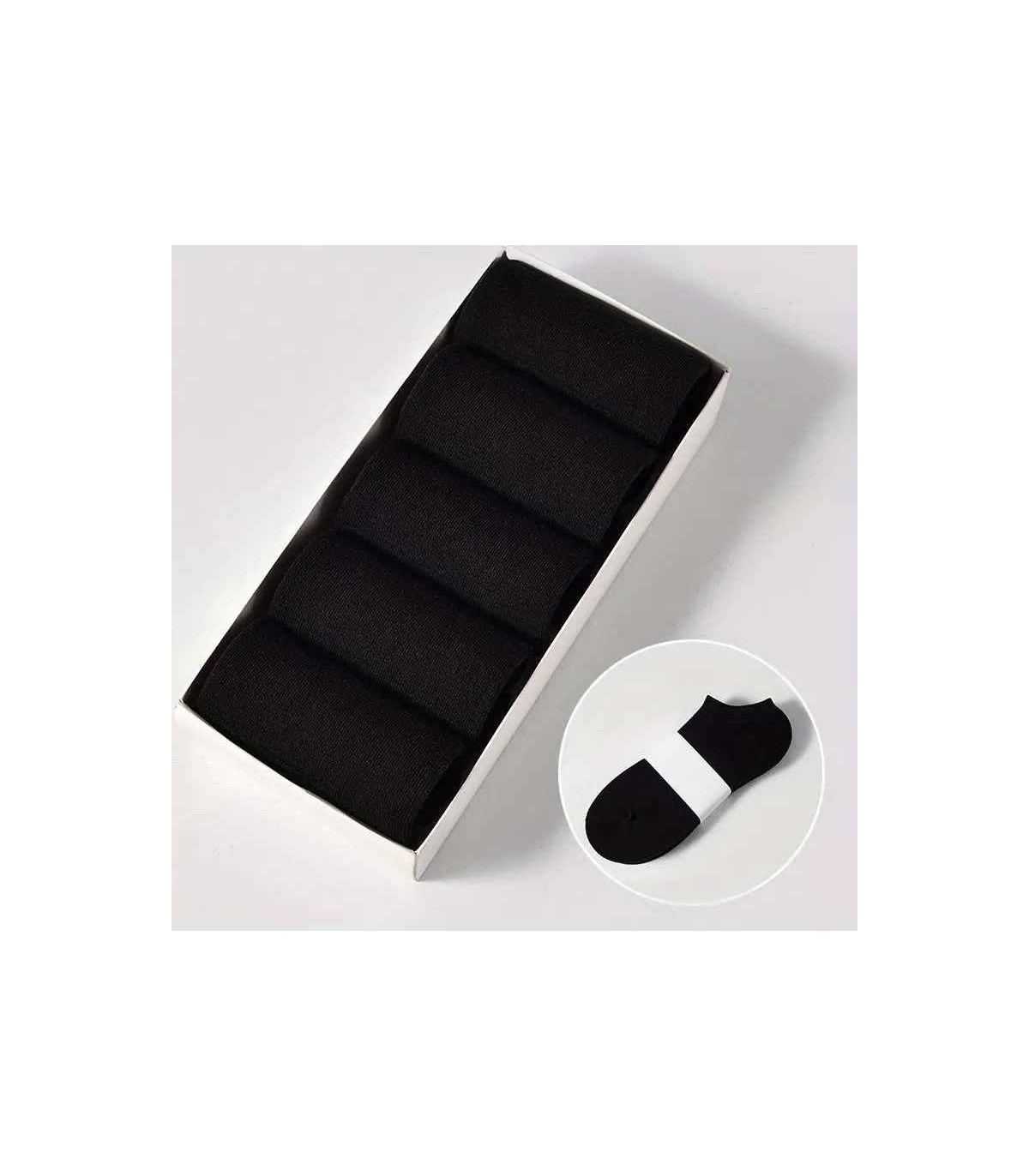 Nero 5 paia Calze sportive traspiranti e comode per uomo e