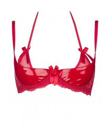 Sexy Lingerie - Red Half Cup Bra model 51594 Axami