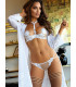 Sexy Dessous - Weißer Halbschalen-BH Modell 158714 Axami