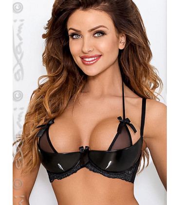 Sexy Dessous - Schwarzer Halbschalen-BH Modell 51596 Axami