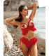 Sexy Lingerie - Reggiseno rosso a mezza coppa modello 161793 Axami