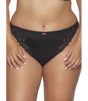 Cullotes et bas - Culottes brésiliennes noir model 194742 Ava