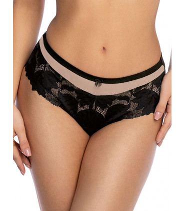 Cullotes et bas - Culottes brésiliennes noir model 172426 Gaia