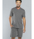 Accappatoi, Vestaglie - Pigiama grigio modello 147302 Italian Fashion