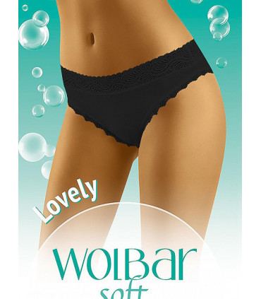 Mutandine e calze - Mutandine nere modello 30643 Wolbar