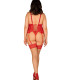 Lingerie sexy - Modello di calze rosse 161747 Obsessive