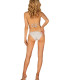 Costumi da bagno - Costume da bagno due pezzi bianco modello 165841 Obsessive