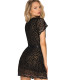 Lingerie sexy - La sexy modella nera 158912 set ossessivo