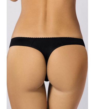 Mutandine e calze - Infradito nero modello 47139 Gorteks