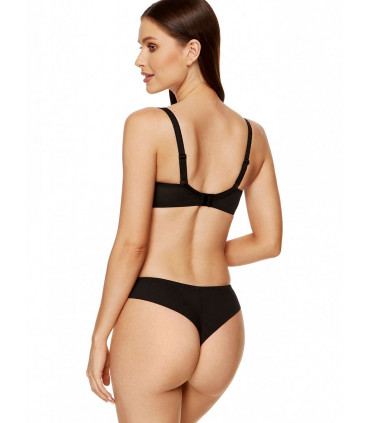 Reggiseni - Reggiseno imbottito nero modello 190102 Gorteks