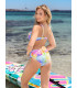 Costumi da bagno - Costume da bagno due pezzi multicolor modello 194924 Etna