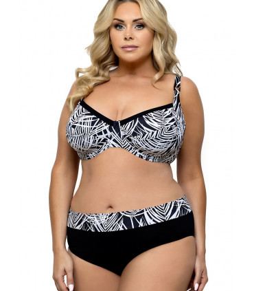 Costumi da bagno - Costume da bagno due pezzi nero modello 164072 Lorin