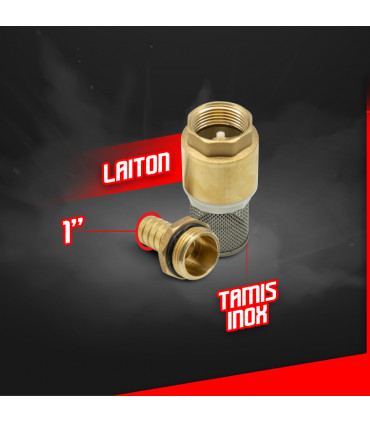 Accessori - Valvola di fondo - 1 filtro in ottone - Master Pumps