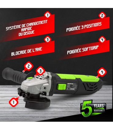Meuleuse - Meuleuse d'angle 900W 115mm - Constructor