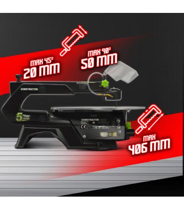 Sega da traforo - Sega da traforo da 120 W con velocità variabile - Lunghezza