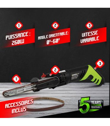 Ponceuse - Lime électrique 260W - Constructor
