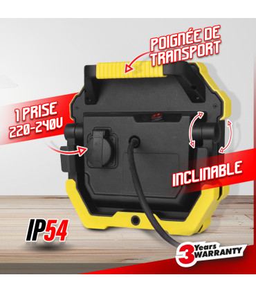 Illuminazione - Proiettore led da cantiere 40W - I-Watts Pro