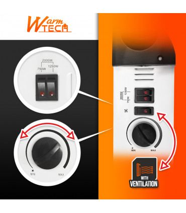 Riscaldamento - Riscaldamento Turbo Ventilazione da 2000 W - Warm Tech