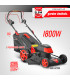 Rasaerba elettrico - 1800W Rasaerba elettrico a propulsione - 46CM con