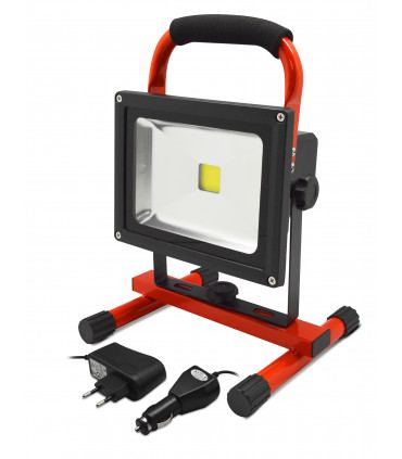 Illuminazione - PROIETTORE DA CANTIERE A LED RICARICABILE 20W - I-WATTS