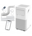 Climatiseur mobile réversible chaud/froid 9000BTU - 2.9KW avec télécommande et fonction Wifi