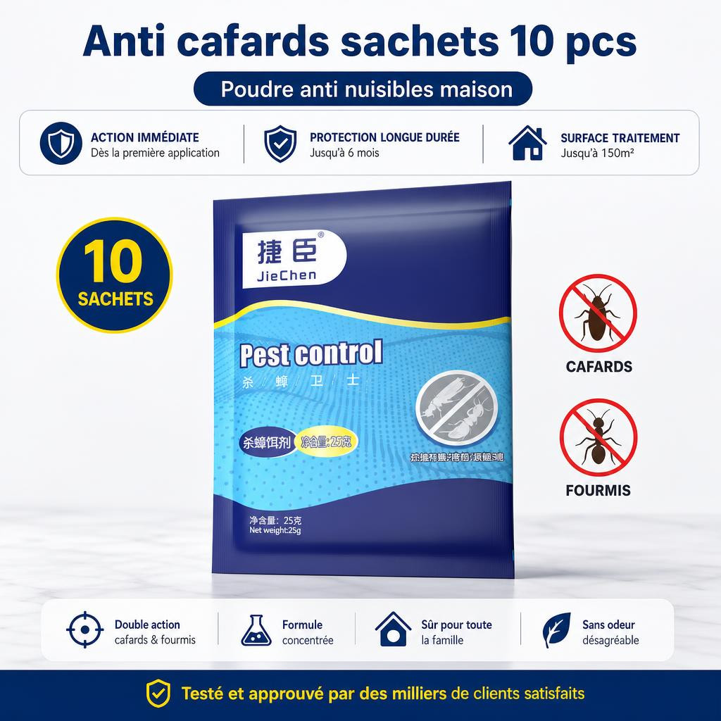 Comment j’ai enfin dit adieu aux cafards grâce à une solution efficace et livrée chez moi